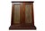 Brown Victorian English Satinwood and Gilt Metal Glazed Pier Cabinet in Walnut, 1890s For Sale - Image 8 of 16