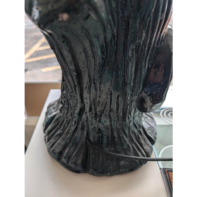 Vintage Black Panther Floor Lamp, 1980s-90s For Sale - Image 10 of 10