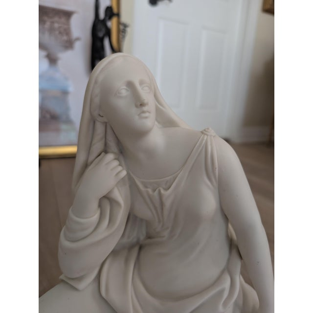 Victorian 19th Century Minton Parian Sculpture "Tragedy" by John Bell For Sale - Image 3 of 15