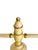 Metal Vintage Cream Tole Double-Arm Table Lamp With Pierced Shades – Hollywood Regency Style For Sale - Image 7 of 18