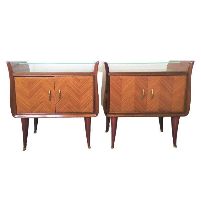 Nightstands Attributed to Paolo Buffa, 1950s, Set of 2 For Sale - Image 11 of 11