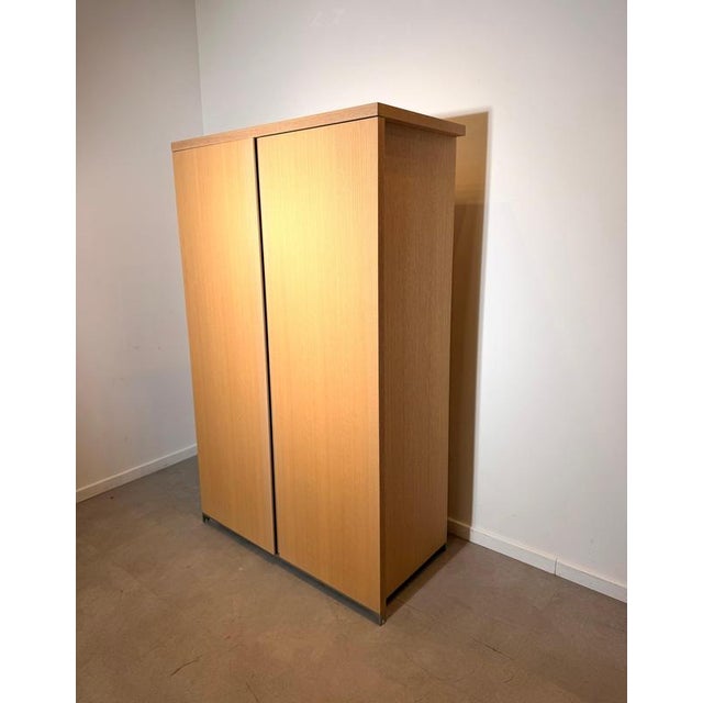 Maxalto Double-Door Wardrobe in Oak from B&B Italia For Sale - Image 3 of 8