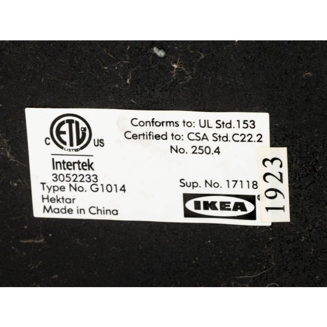 Metal Late 20th Century Post-Industrialist Aluminum Floor Lamp For Sale - Image 7 of 7