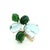 A captivating Italian Mid-Century floral brooch crafted in 14K yellow gold and designed as an elegant bouquet of oversized...