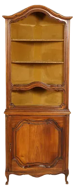 Antique Baroque Italian Corner Cupboard