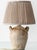 Textile Vintage French Stoneware Jar Table Lamp, 1950s For Sale - Image 7 of 16