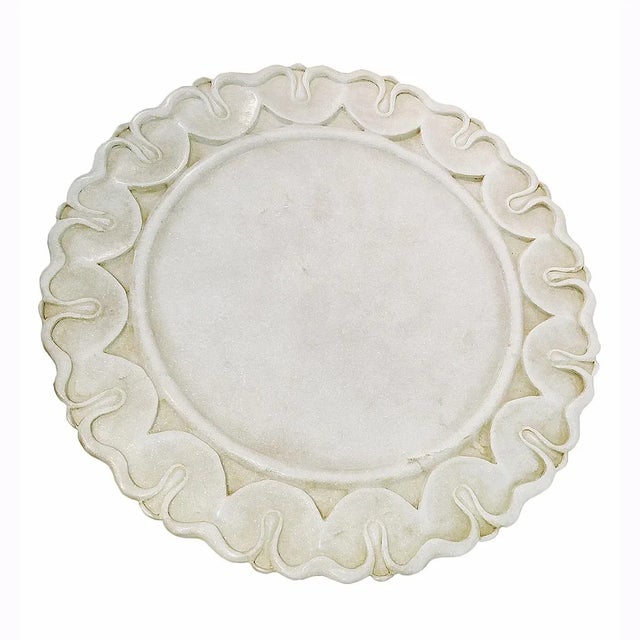 Indian Late 20th Century Marble Charger / Server From India For Sale - Image 3 of 13