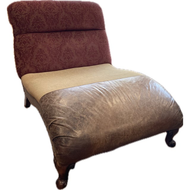 Traditional Oversized Chaise Lounge For Sale - Image 14 of 14