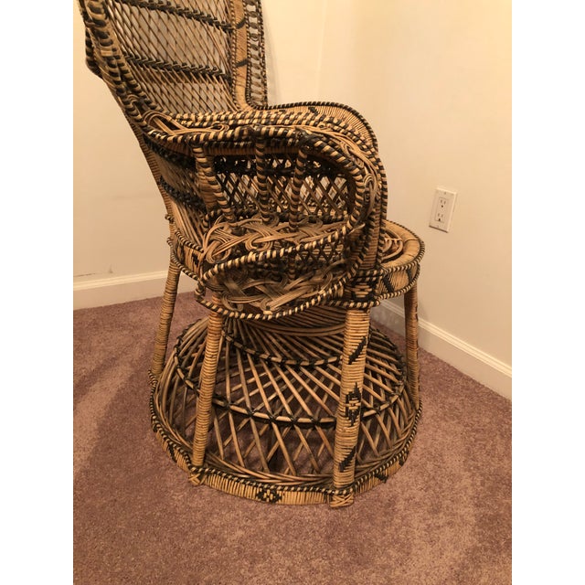 Vintage Emmanuel Peacock Chair Chairish