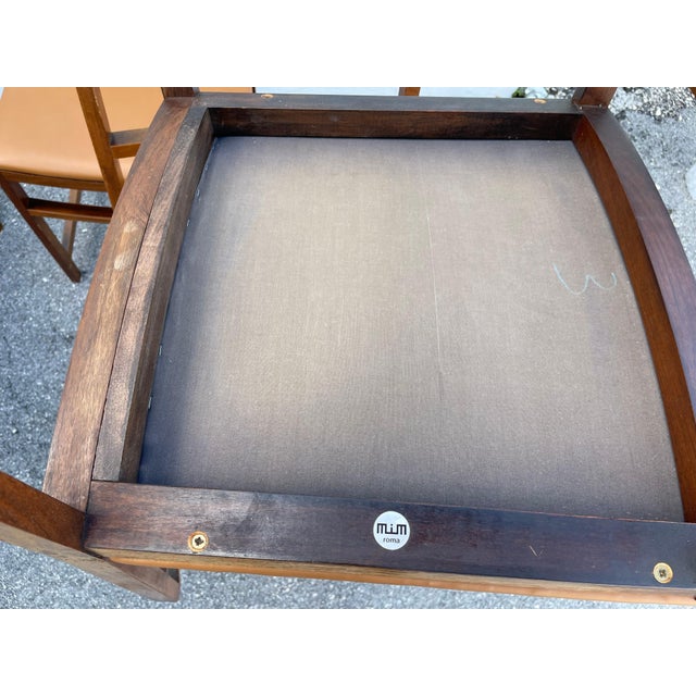 Mid-Century Modern Dining Chairs by Renato Venturi for MIM Roma - Set of 10 For Sale - Image 10 of 18