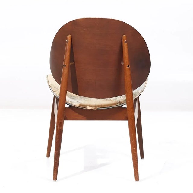 Seymour James Weiner for Kodawood Mid Century Clam Shell Chairs - Pair For Sale - Image 9 of 12