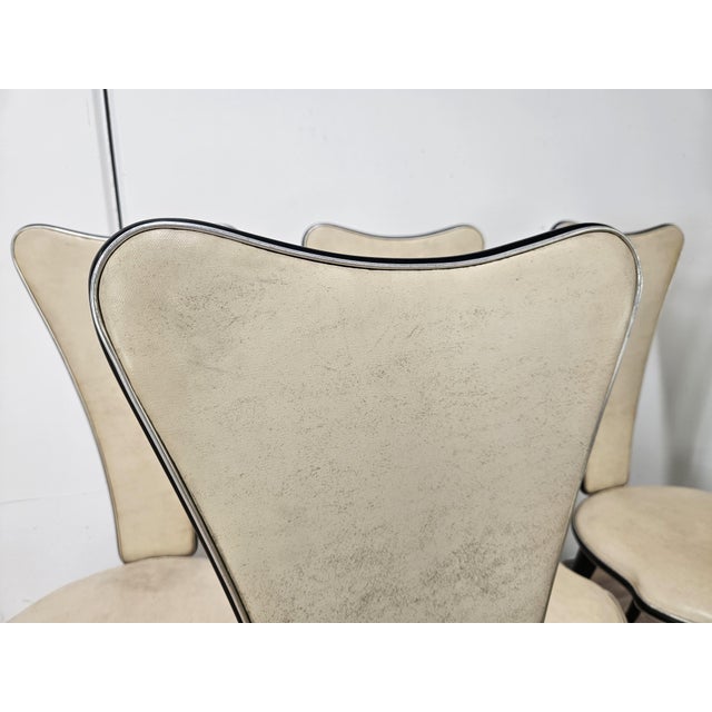 Metal Chairs by Umberto Mascagni, 1950, Set of 6 For Sale - Image 7 of 17