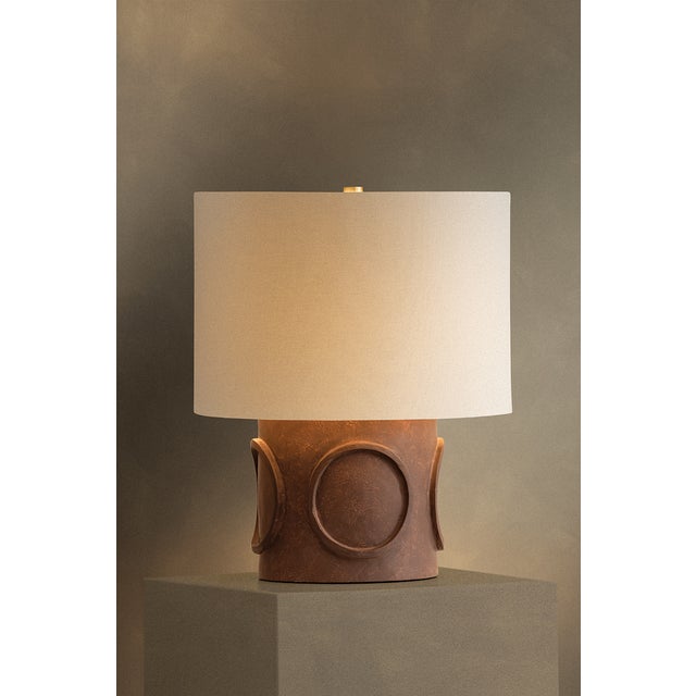 Mitzi Davie 15.75 in. 1 Light Table Lamp in Aged Brass Finish For Sale - Image 10 of 12