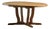 Vintage Round Extendable Pinewood Dinning Table from Dyrlund, 1980s For Sale
