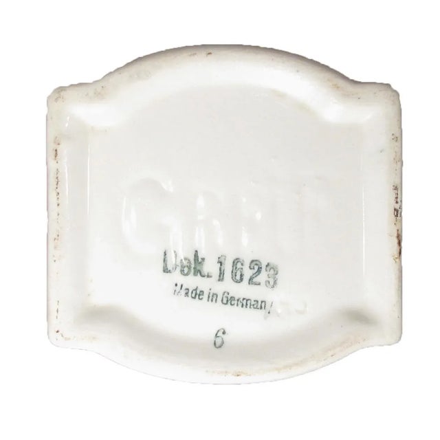 Mid 20th Century German Art Deco Blue & White Ironstone Canisters, S/3 For Sale - Image 5 of 7