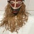 Beautiful Liberian Dan Mask With Cowries and Rope Beard For Sale In Houston - Image 6 of 7