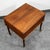 Mid Century Danish Modern Sewing Table Cart Sewing Rosewood Rolling Drawer Craft For Sale - Image 4 of 12