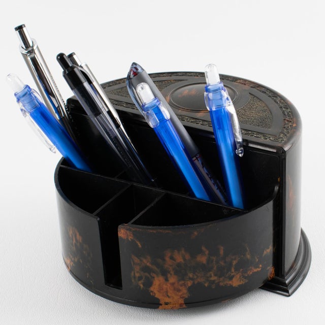 Art Deco Bakelite Modernist Box by Linsden, England Circa 1925 For Sale - Image 11 of 17