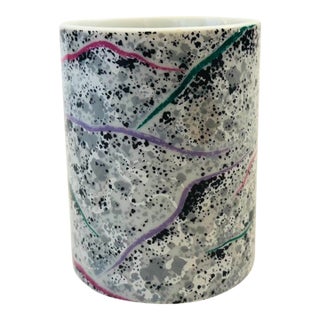 1980s Postmodern Ceramic Tumbler For Sale