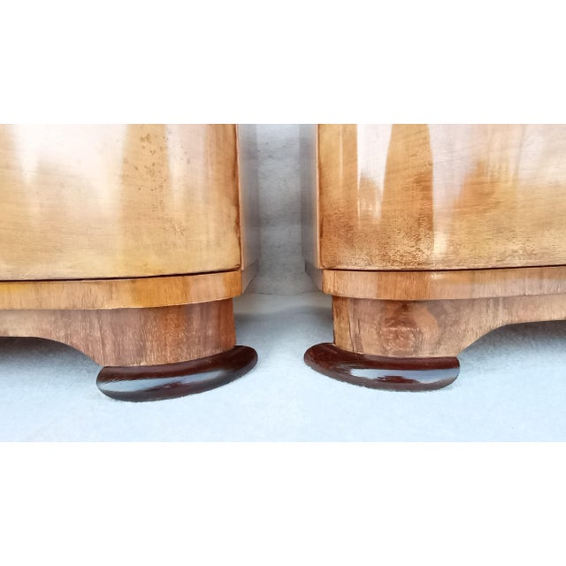 Bedside Tables by Jindrich Halabala for Up Závody, 1950s, Set of 2 For Sale - Image 10 of 13