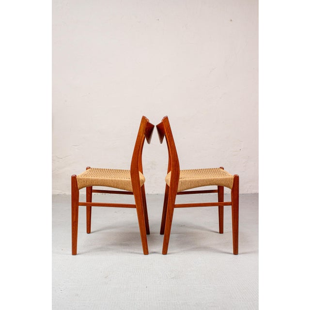 Mid-Century Danish Teak Chairs by Arne Wahl Iversen, 1960s, Set of 5 For Sale - Image 17 of 18