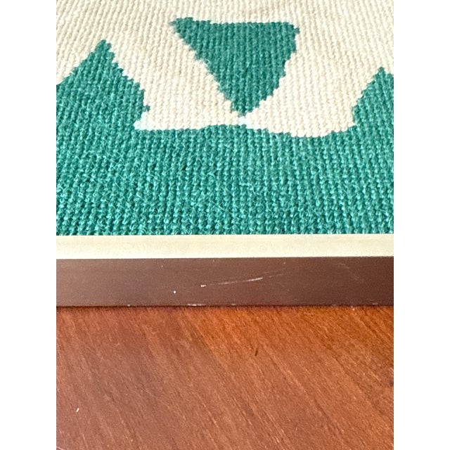 1970s Framed Elephant Needlepoint For Sale - Image 5 of 9