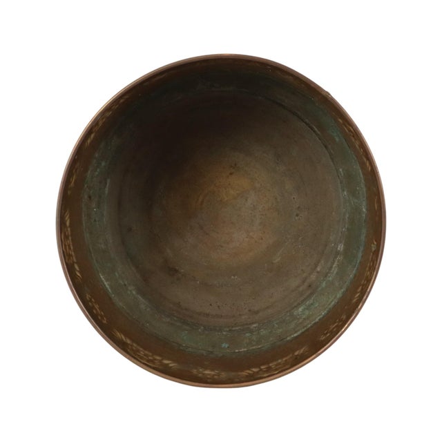 Large Brass Firewood Bin with Repoussé Relief For Sale - Image 11 of 16