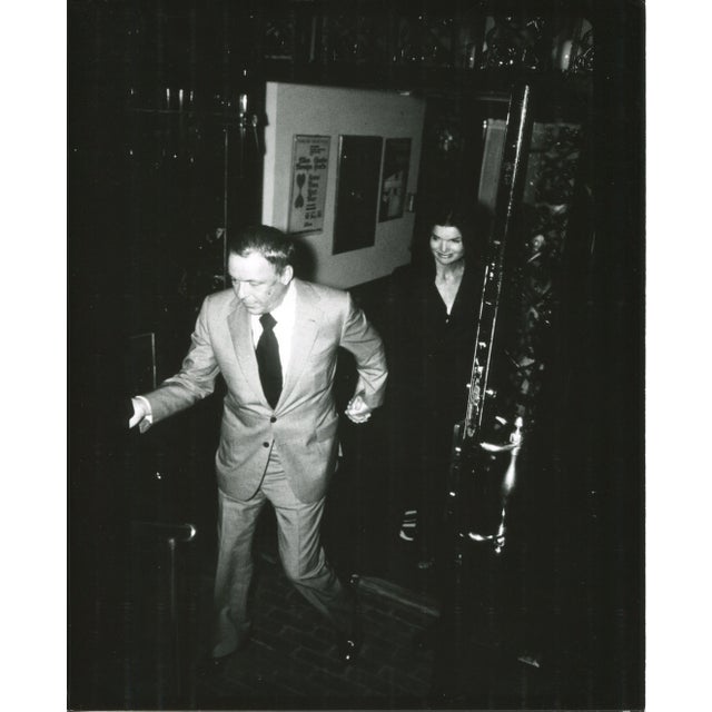 Jackie Kennedy & Frank Sinatra, Press Photo, 1960s For Sale - Image 3 of 3