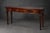 Brown Neoclassical Console Table with Lion Head Handles For Sale - Image 8 of 8