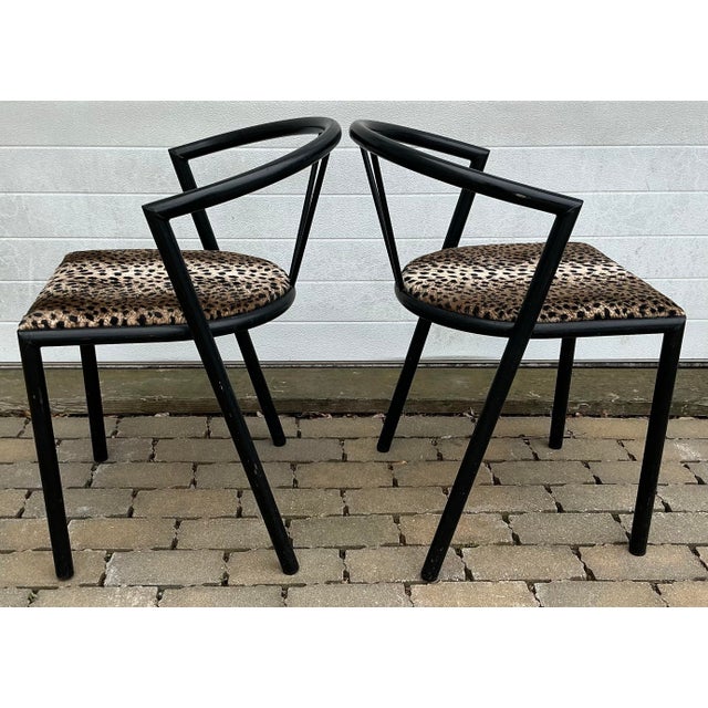 Mid-Century Modern Pair of Vintage Chairs by Bks, Denmark For Sale - Image 3 of 11