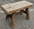 American Mid 20th Century Early American Style Rustic Stretcher Pine Log Bench For Sale - Image 3 of 8