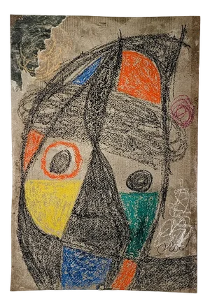 Joan Miro, Personnage, Lithograph, 1977