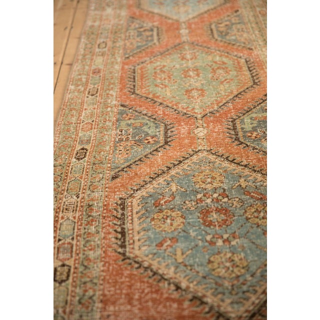 Red Vintage Distressed Northwest Persian Rug Runner - 3' x 14'2" For Sale - Image 8 of 11