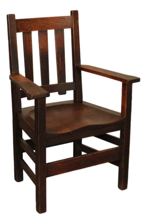 Antique Stickley Brothers Mission Oak Armchair