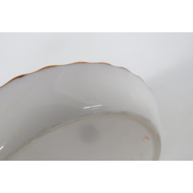 Minton Haddon Hall Bone China Trinket Dish 3pc Set John Wadsworth Coasters 4901b For Sale - Image 16 of 18