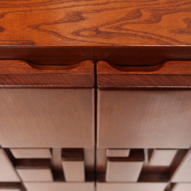 Vintage Brutalist Italian Sideboards, 2000, Set of 2 For Sale - Image 9 of 13