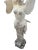 Italian Hand-Carved Marble Allegorical Winged Figure, 1980 For Sale - Image 4 of 7