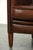 Sheepskin Armchair in a Deep Brown Color Finished with Black Piping For Sale - Image 11 of 13