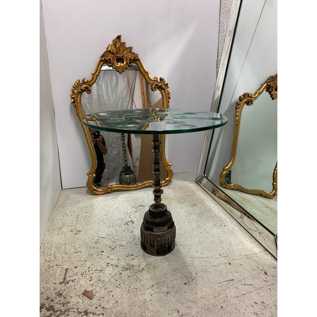 Glass Feliciano Bejar Magiscopio Art Glass Side Table For Sale - Image 7 of 8