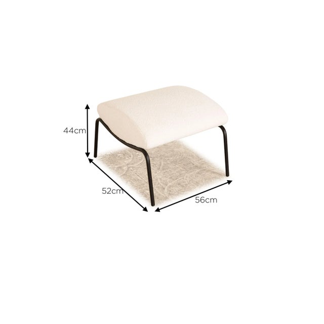 Modern Set of White Fabric Arflex Armchair with Stool from Delfino For Sale - Image 3 of 11