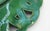 Late 19th Century Danish Pair of Green Majolica Cabinet Plates For Sale - Image 9 of 9