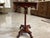 Brown Antique Solid Mahogany Harp Art Nouveau Table Usa Pretty For Sale - Image 8 of 14