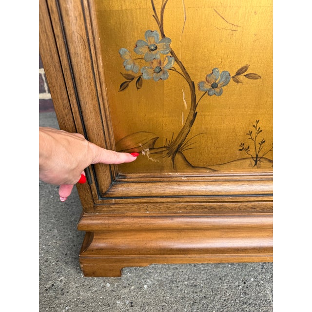 Stone In the Style Roenzo Rutili Possibly Henredon 3 Part Credenza Storage Display Cabinet For Sale - Image 7 of 12