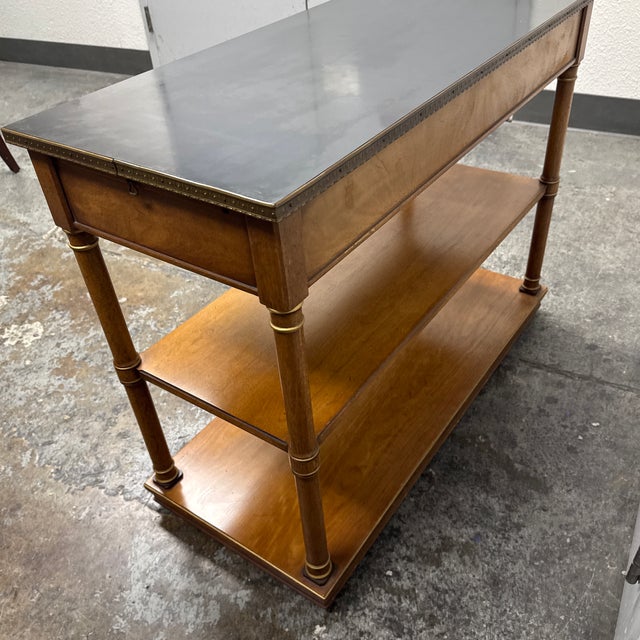 Mayflower Furniture for Henredon Neoclassical Console Server Table, Vintage For Sale - Image 10 of 12