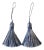 Petite Blue Tassels - a Pair For Sale
