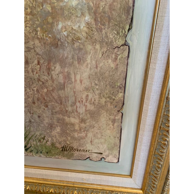 1980s Figurative Painting by Listed Artist Michel Moreau For Sale In Philadelphia - Image 6 of 13