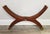 Mid 20th Century 1950s Brass Tray Table · Chinese Export · Folding Spider Leg Base · Mahogany and Brass For Sale - Image 5 of 13