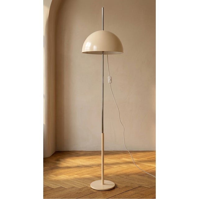 Space Age Mushroom Floor Lamp in Metal from Napako, Former Czechoslovakia, 1970s For Sale - Image 10 of 10