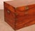 Camphor Wood Marine Chest with Double Locks and Camphor Wood Top, 19th Century For Sale - Image 11 of 16