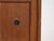 Brown Antique Low Cabinet with Sliding Doors For Sale - Image 8 of 14